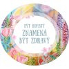 byt bohaty znamena byt zdravy 210x196 feng shui cedule domovni znameni cedulka motivacni afirmacni tvorime srdcem (11)
