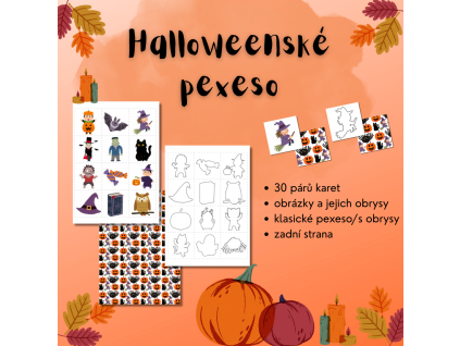 Náhled Halloweenské pexeso