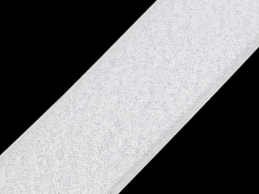 Suchý zip plyš šíře 50 mm (Balení 1 m, Varianta 1 černá)