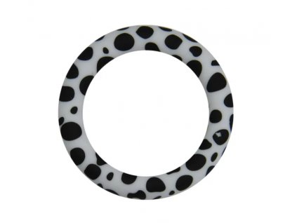 Silikonový kroužek 65mm (1ks) - dalmatian