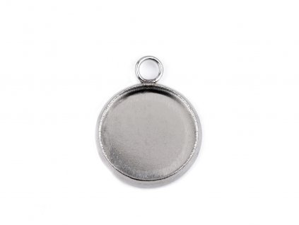 Lůžko z nerezové oceli Ø12 mm s očkem, polotovar (Balení 4 ks, Varianta platina)
