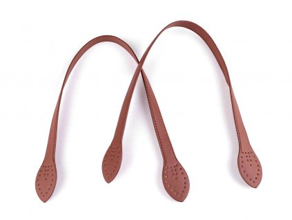 Koženková ucha na tašky polotovar délka 50 cm (Balení 2 ks, Varianta 1 béžová)