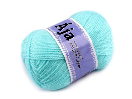 Pletací příze Ája 50 g (Balení 1 ks, Varianta 1 (900) bílá)