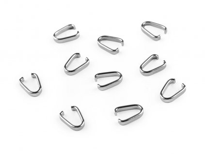 Šlupna z nerezové oceli 2x10 mm (Balení 10 ks, Varianta 1 (3,5 mm) platina)