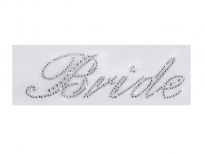 Hot-fix nažehlovací kamínková aplikace na textil Bride (Balení 1 ks, Varianta crystal)
