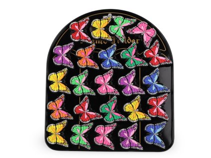 Silikonové magnetky - sova, motýl (Balení 24 ks, Varianta 1 mix sova)