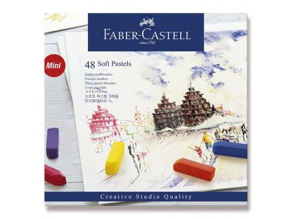 Pastelové křídy Faber-Castell Mini 48 barev