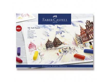 Pastelové křídy Faber-Castell Mini 72 barev