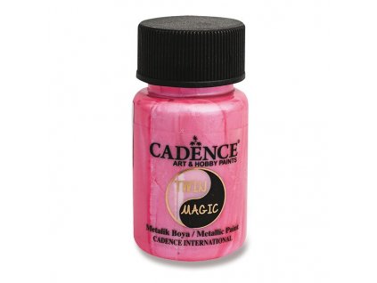 Metalická barva Cadence Twin Magic 50 ml, výběr barev modrá/růž.