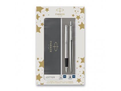 Parker Jotter Stainless Steel CT sada kuličkové pero a plnicí pero