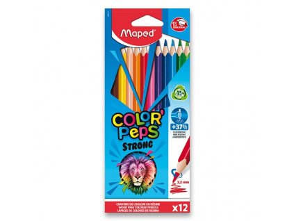 Pastelky Maped Color'Peps Strong 12 barev