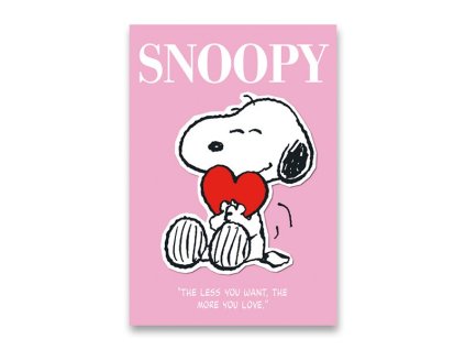 Školní sešit Snoopy A4, linkovaný, 40 listů, mix motivů