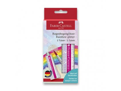 Třpytky Faber-Castell Rainbow 12 ml, 2 ks