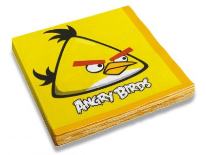 Papírové ubrousky Angry Birds 33 x 33 cm, 20 ks