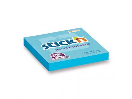 Samolepicí bloček Hopax Stick’n Notes 360 76 x 76 mm, 100 listů, výběr barev modrý