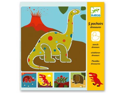 Šablony Djeco - Dinosauři