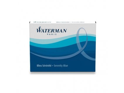 Inkoustové bombičky Waterman standardní modročerné