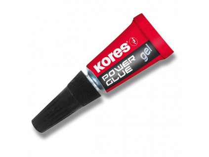 Vteřinové lepidlo Kores Power Glue Gel 3×1 g