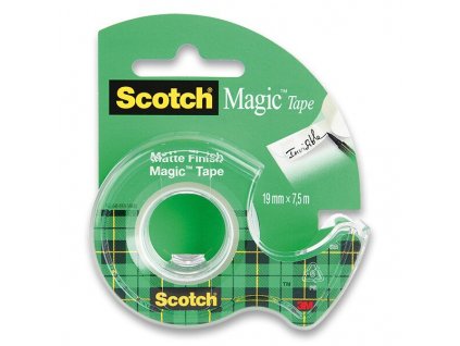 Samolepicí páska 3M Scotch Magic Invisible 19 mm x 7,5 m, s odvíječem