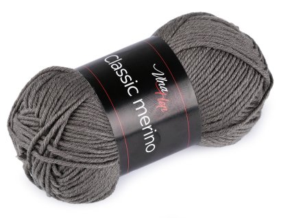 Pletací příze Classic Merino 50 g (Balení 1 ks, Varianta 1 (6002) krémová nejsvět.)