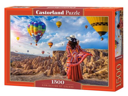 27459 2 puzzle castorland 1500 dilku let balonu