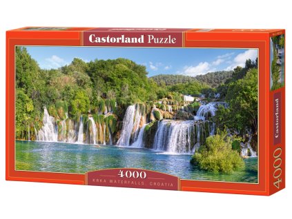 19818 2 puzzle castorland 4000 dilku krka chorvatsko