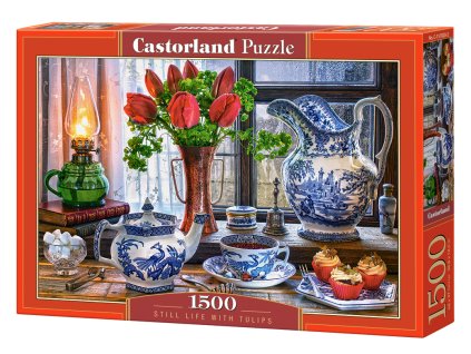 22167 2 puzzle castorland 1500 dilku zatisi s tulipany