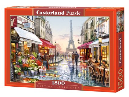 22797 puzzle castorland 1500 dilku eiffelovka flower shop