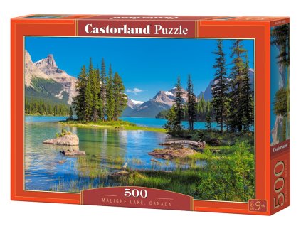 25188 puzzle castorland 500 dilku maligne lake kanada