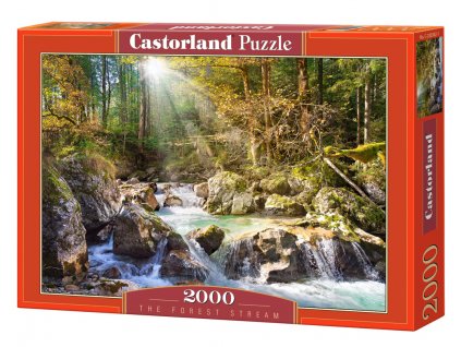 Puzzle Castorland 2000 dílků - Lesní říčka