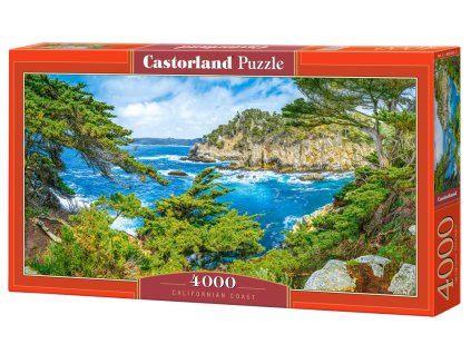 25203 1 puzzle castorland 4000 dilku kalifornske pobrezi