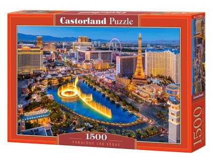 22281 2 puzzle castorland 1500 dilku bajecne las vegas