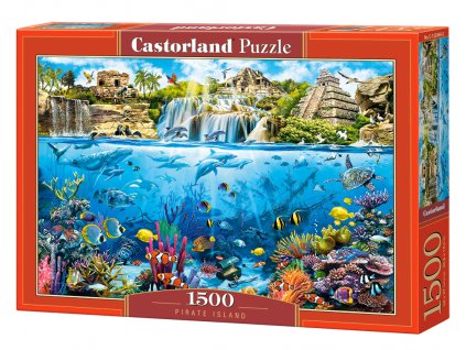 24360 puzzle castorland 1500 dilku piratsky ostrov