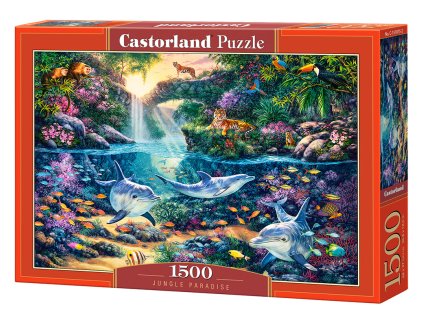 22278 puzzle castorland 1500 dilku raj uprostred dzungle