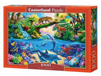 24753 2 puzzle castorland 1000 dilku wild nature