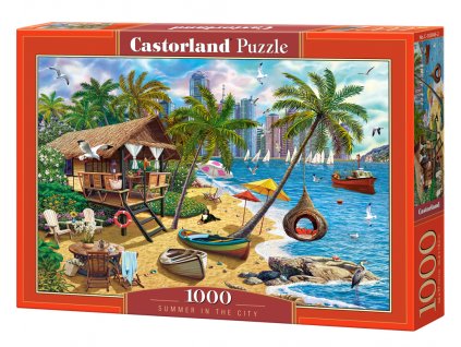 Puzzle Castorland 1000 dílků - Léto ve městě