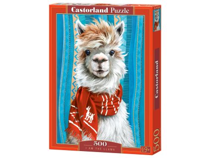 22227 1 puzzle castorland 500 dilku lama s cervenou salou