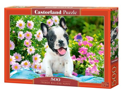 23964 puzzle castorland 500 dilku francouzsky buldocek
