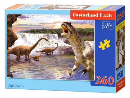 Puzzle Castorland 260 dílků - Diplodocus