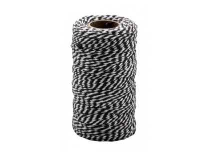 20334 1 bavlnka cernobila 100m x 2 mm