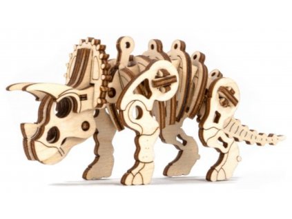 3D dřevěné puzzle - Triceratops 40 dílů