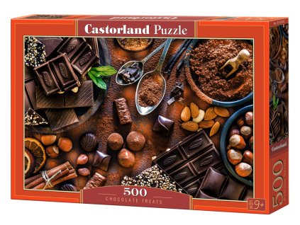 27934 puzzle castor 500 dilku cokoladove mlsani