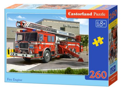 18777 1 puzzle castorland 260 dilku hasicske auto