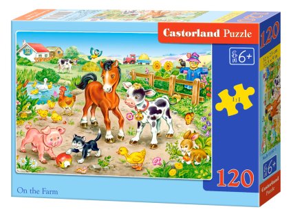 20862 3 puzzle castorland 120 dilku na farme