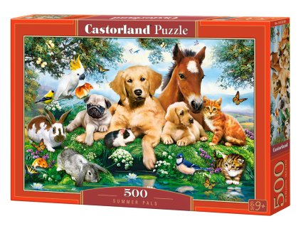 22812 puzzle castorland 500 dilku zvireci parta