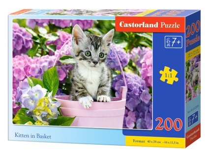 23946 puzzle castorland 200 dilku kote v kosiku