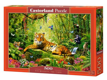 24882 puzzle castorland 500 dilku tygri velicenstvo
