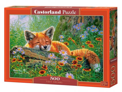 25644 puzzle castorland 500 dilku lisci sneni