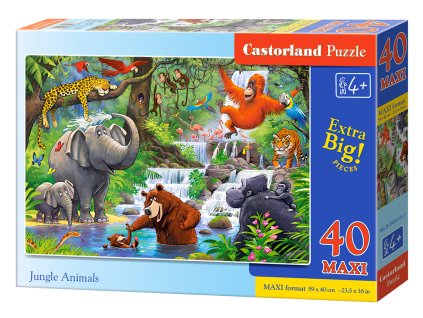 27811 1 puzzle castorland maxi 40 dilku jungle
