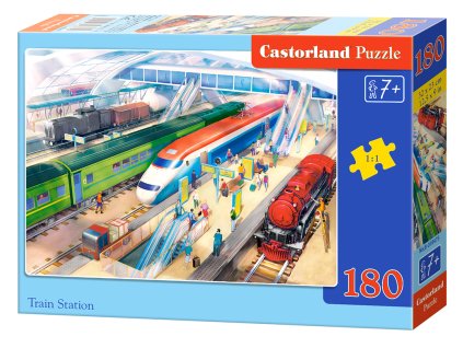27832 2 puzzle castorland 180 dilku vlakove nadrazi